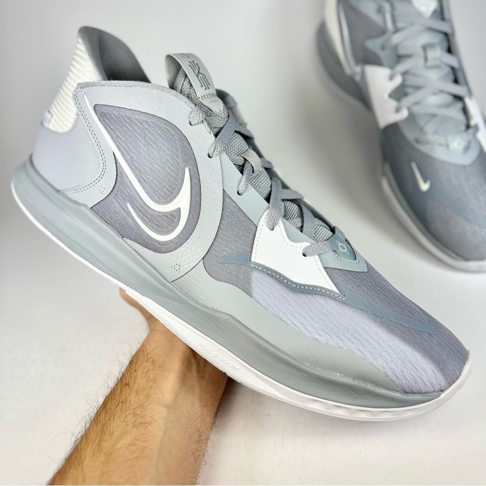 Nike Kyrie Low 5 TB Wolf Grey White Basketball Shoes